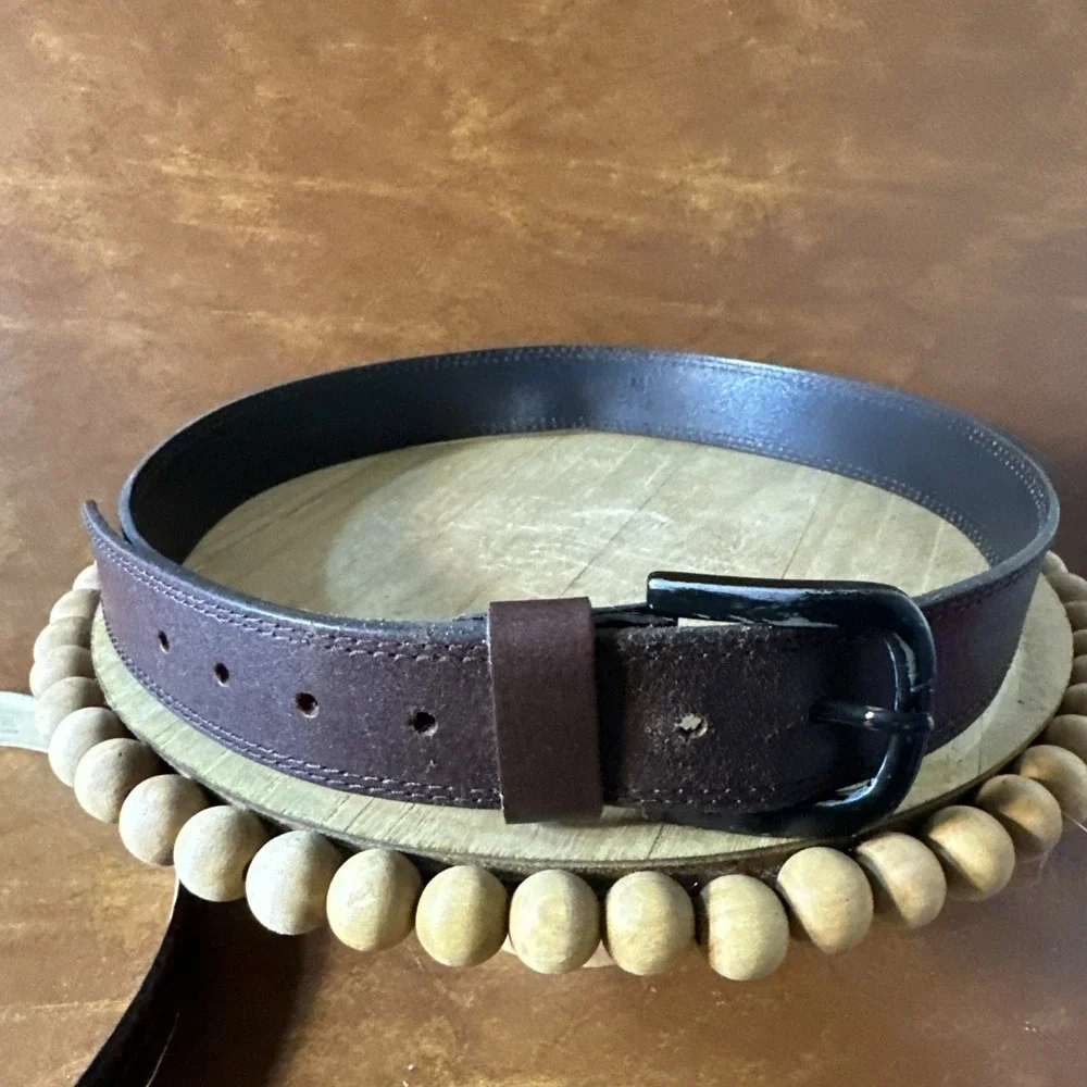 Dickies  Brown Leather  Belt - Men's Size 34-36